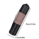 1 Breathable Yoga Mat Storage Mesh Bag - Durable Oxford Fabric, Black with Shoulder Strap, Perfect for Everyday Use and Fitness