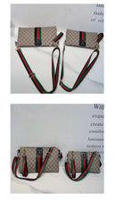 New men's and women's universal casual crossbody bag Fashion printed one-shoulder hand bag all-matching commuter bag - M & M Global