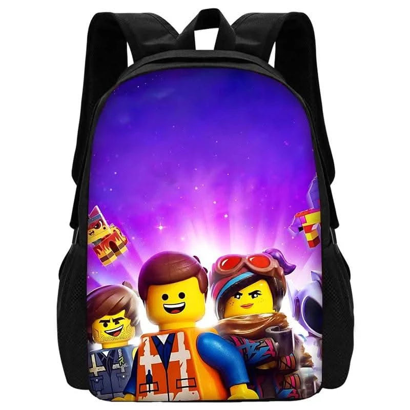 Child School Game R-RobloxS Backpack with Lunch Bags ,Pencil Bags ,School Bags for Boys Girls Best Gift - M & M Global