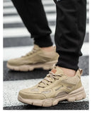 Men Work Sneakers Protective Shoes Safety Industrial Puncture-Proof Anti-smash Steel Toe Shoes Breathable Construction Work Shoe
