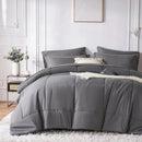 Gray comforter set on a bed in a bedroom with a white wall and 
decorative elements.
Grid Bedding Set

Microfiber Comforter Set

Polyester Bed Set

All-Season Bedding

Checkered Comforter

Soft Breathable Bedding

Modern Bedding Design

Machine Washable Quilt

Bed-in-a-Bag Set

Durable Quilted Comforter

7-Piece Bedding Set

Twin Full Queen King Bedding

Minimalist Bedding Set

Lightweight Quilt Set

Vacuum Packed Bedding

Stylish Bedroom Decor

Gift Bedding for Teens

Bedding Set for Men and Women

Tatting