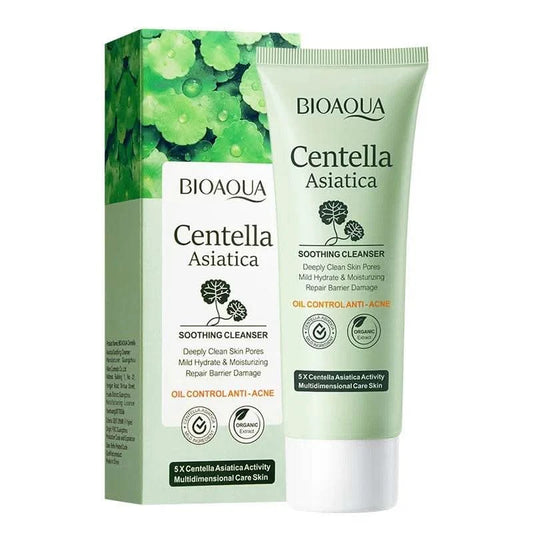 BIOAQUA Centella Asiatica Facial Cleanser Moisturizing Oil Control Face Cleansing Face Wash Foam Facial Cleanser Skin Care - M & M Global