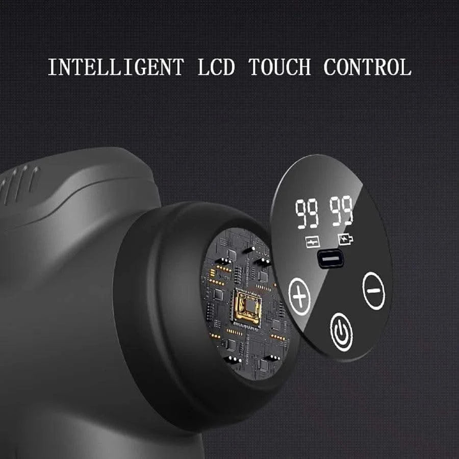 99 Level Massage Gun Fascia Deep Muscle Relax Body Neck Massager Electric Fitness Equipment Noise Reduction Male Female - M & M Global