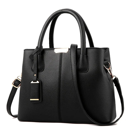 2024 new European and American foreign trade women bag lychee pattern fashion handbag shoulder bag oblique span bag - M & M Global