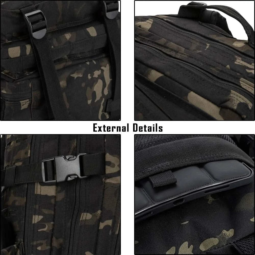 25L 35L 45L Military Tactical Backpack Men Outdoor Sports Travel Hiking Bug Out Bag Camping Survival Assault Hunting Rucksack - M & M Global