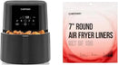 Touch Air Fryer, The Most Compact And Healthy Way To Cook Oil-Free, 5 Quart & Disposable Air Fryer Liners, Heat-Resistant Parchm - M & M Global