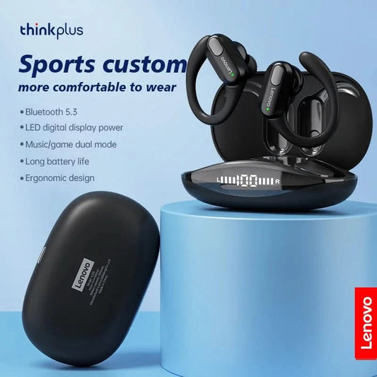 Original Lenovo XT80 Sports Wireless Earphones with Mics, LED Power Display,Hifi Stereo Sound Bluetooth 5.3 TWS HeadphHeadphones - M & M Global