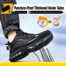 Lace-up breathable soft sole comfortable anti-smash anti-puncture men's casual labour insurance shoes