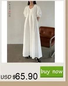 LANMREM Women's Clothing Long Dress Turn Down Collar With Button Pockets Loose Casual Dresses Female Streetwear Fashion 2C2019 - M & M Global