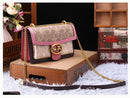 Light luxury women's bag 2025 new high-end color contrast single shoulder underarm bag designer fashionable crossbody small squa - M & M Global