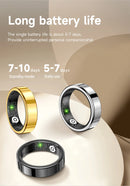 R10 Smart Ring with Charging Case for Men Women, Health and Sleep Monitor, 5ATM Waterproof, Multi-sport Mode, Smartring 2026 New