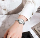 CURREN-Women's Simple Dial Wristwatch, Elegant and Charming Bracelet Quart Watches for Lady, Fashion Brand - M & M Global