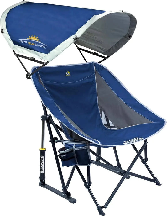 Pod Rocker Outdoor Rocking Chair with SunShade Canopy