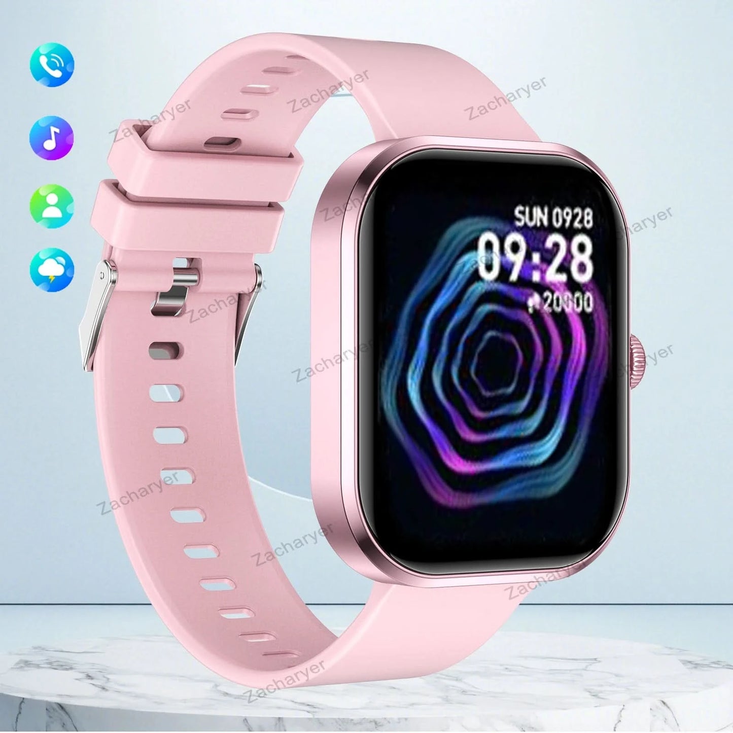Smart Watch, Wireless Calling/dial, Multi-Sport Mode, Compatible with iPhone/Android