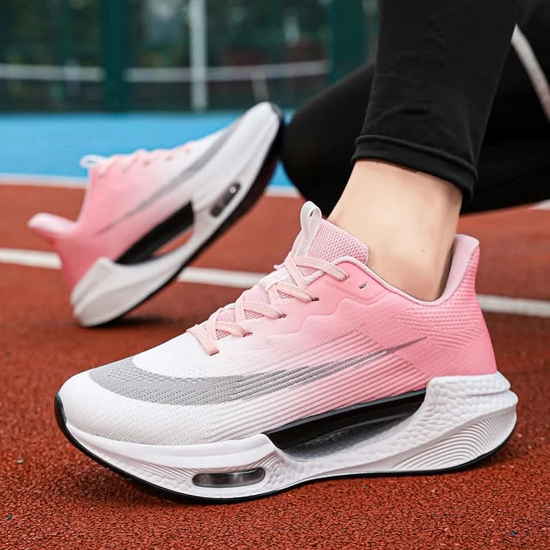 Men Running Sneaker Air Cushion Marathon Running Shoes Breathable Runner Trainers Women Platform Sports Shoes Speciality Sneaker - M & M Global