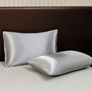 Solid Color Satin Duvet Cover Set,Quilt Cover and Pillowcases,Luxurious Bedding Ensemble with Rich Sheen,Easy Care,Wrinkle-Free - M & M Global