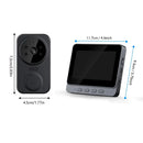 Wireless wireless smart video doorbell,Wireless intercom,Real-time notification,Two-way HD camera,Night vision monitor HD camera