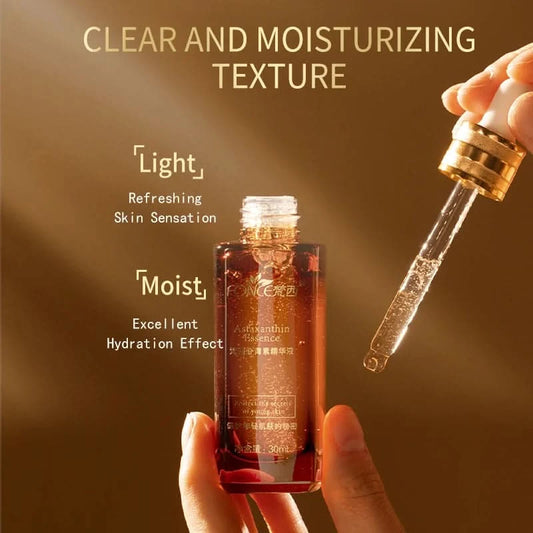 FONCE B5 Astaxanthin Moisturizing and Nourishing Facial Essence 30ml Dropper Design Is Safe and Gentle - M & M Global