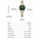 CURREN-Women's Simple Dial Wristwatch, Elegant and Charming Bracelet Quart Watches for Lady, Fashion Brand - M & M Global