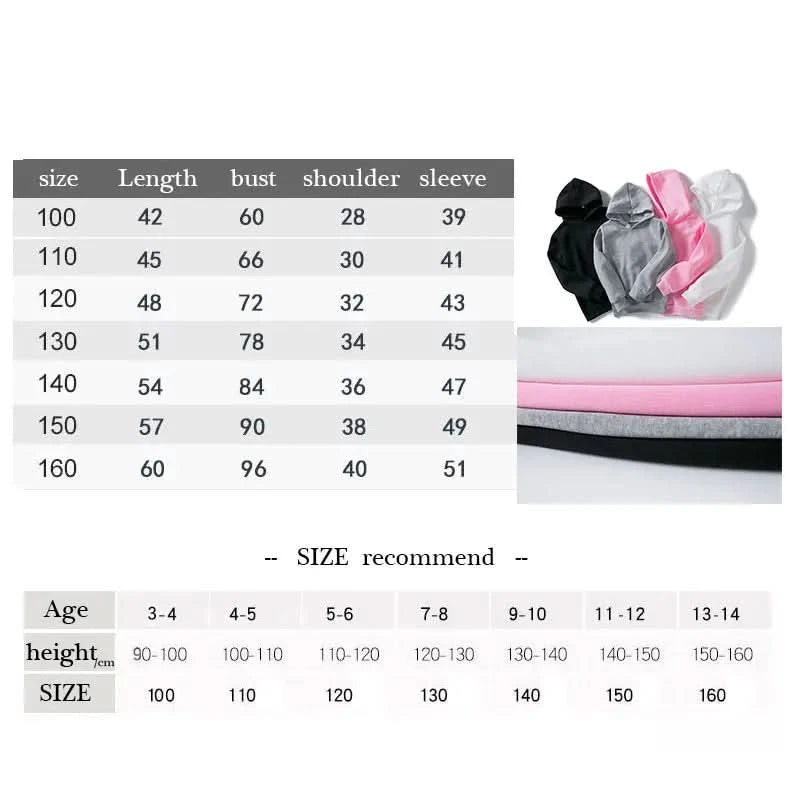 Spring Autumn Boys Girls Casual Fashion Print Pullover Long Sleeve Hoodie Tops+Pants Tracksuit 4-14 Years Children's Clothes - M & M Global