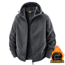 Men's Warm Jacket, Sports Hooded Sweatshirt, Oligon Fabric Coat, High-quality Design, Warm Coat with Fashionable Hood 2025 New