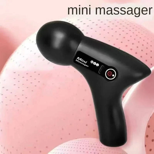 Mini Massage Massage LCD Screen 6 Heads Gun Muscle Massager Portable Electric Fascia Gun for Neck Foot Body Fascia Gun - M & M Global