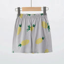 Summer CHILDREN'S Cotton Vest Set Cute Pineapple Boys and Girls Sports Casual Clothes - M & M Global