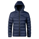 Men Autumn Winter New Thick Warm Hooded Parkas Jackets Coat Men Outwear Casual Windproof Waterproof Detachable Hat Parkas Men