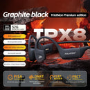 POLVCDG bone conduction swimming earphones IPX8 waterproof 32GB memory Bluetooth 5.4 silicone material 2025 new product x16