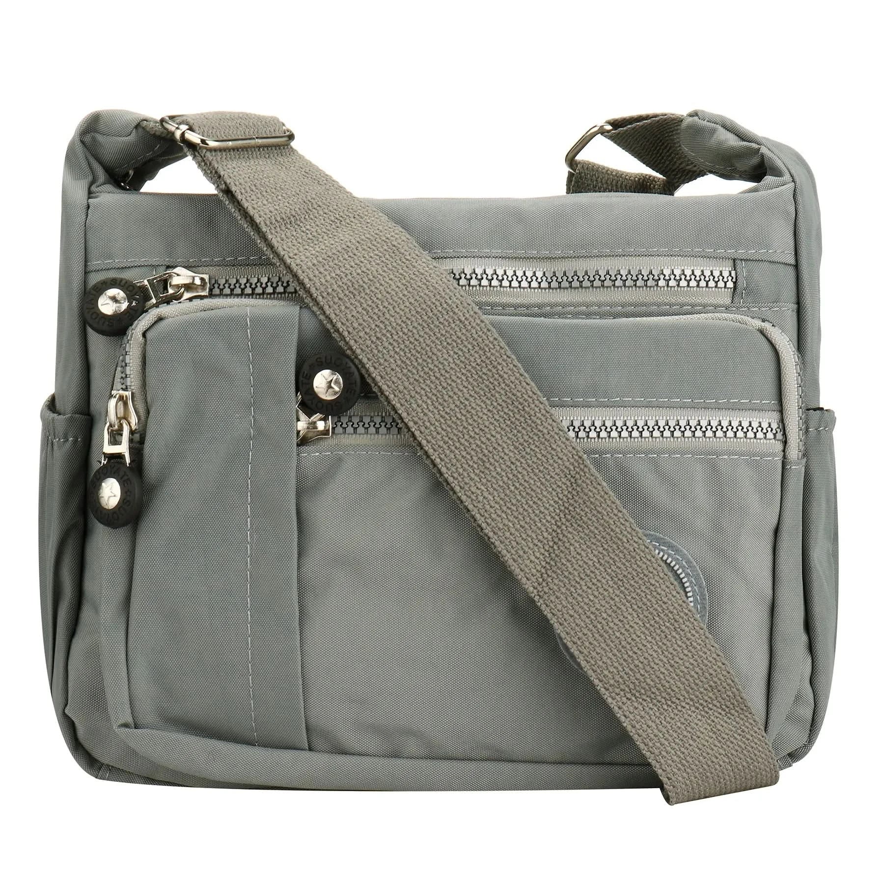 Large Capacity Nylon Crossbody Shoulder Bag for Home Use Middle-Aged And Elderly Women Casual Multi-Socket Slanting Bag - M & M Global