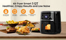 Adoolla Air Fryer Oven 5 Qt Large Oil Free Touch Screen 1500W Mini Oven Combo with 7 Accessories, One-Touch Digital Controls, No - M & M Global
