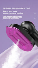Portable Handheld Garment Steamer Iron,Fast Wrinkle Remover, Dual-Use Vertical & Flat Steaming,220V for Home Travel Clothes Care