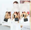 2025 Women's One Shoulder Small Square Handbag New Cross Border Foreign Trade Lingge PU Crossbody Versatile Small Messenger Bag - M & M Global