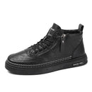 Men Boots Winter High Top Leather Shoes Fashion Cotton Shoes Fashion Ankle Boots Business Casual Outdoor Shoes Male Sneakers New - M & M Global
