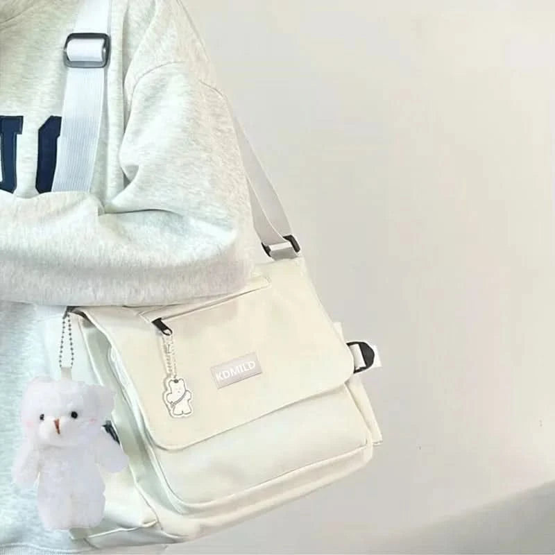 Women's Bag Korean Style Female Messenger Bags College Large Capacity Versatile Shoulder Bag Student School Bags Bolsos Sac - M & M Global