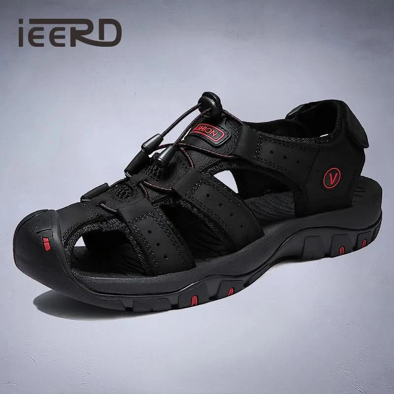 Outdoor Wading Summer Sandals For Men Anti Slip Cool Casual Shoes With Arch Support Plus Size 38-48 Beach Sandalias - M & M Global