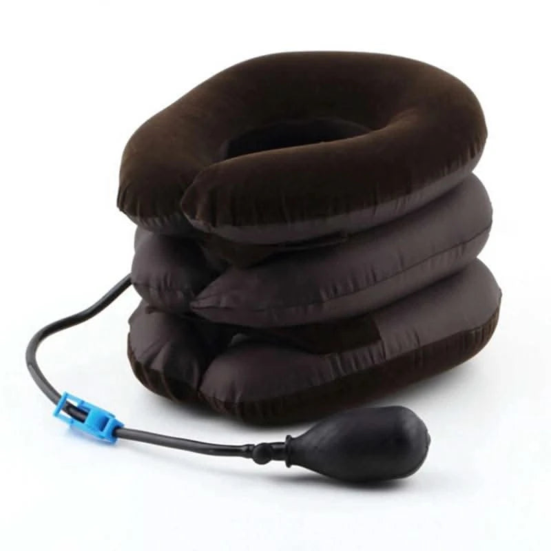 Cervical Neck Traction Medical Correction Device Cervical Support Posture Corrector Neck Stretcher Relaxation Inflatable Collar - M & M Global