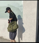 Women Vintage Handbag Canvas Teenager Shoulder Tote Bags Messenger Bags Ladies Casual Handbag Crossbody Purse - M & M Global