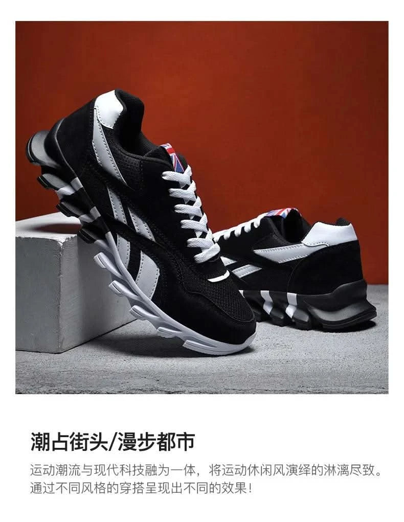 Brand Trend Size 46 47 48 Men's Wear-resistant Cushioning Thick-soled Fitness Sneakers Outdoor Breathable Running Shoes for Men - M & M Global