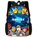 Child School Game R-RobloxS Backpack with Lunch Bags ,Pencil Bags ,School Bags for Boys Girls Best Gift - M & M Global