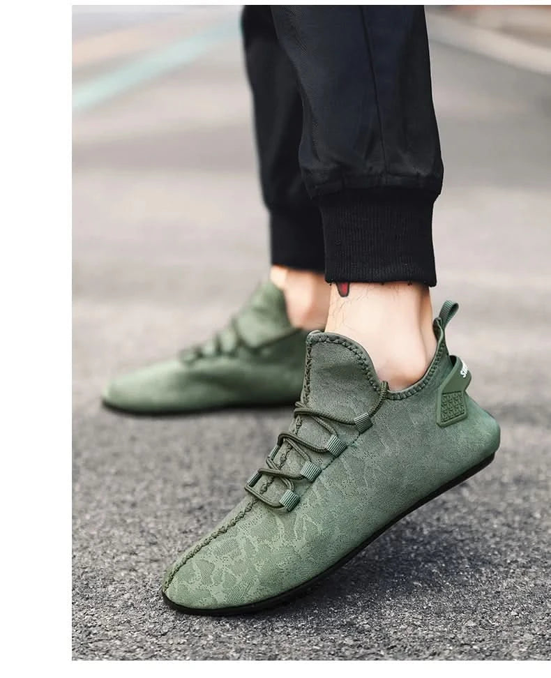 YRZL Men Mesh Loafers Driving Moccasins High Quality Flats Walking Shoes Breathable Non Slip Casual Loafers Summer Mens Shoes - M & M Global