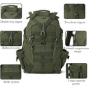 40L Tactical Backpack for Men Camping Hiking Backpacks Reflective Outdoor Travel Bags Survival Molle Climbing Rucksack Bag - M & M Global