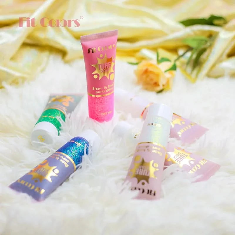 Facial&body Chameleon High Gloss Glitter Powder Long Lasting Waterproof Stage Party Glitter Eyeshadow Hair Face Body Glitter Gel - M & M Global