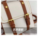 Vintage women messenger bags pu leather female shoulder bag small ladies Totes 2024 new Multifunction schoolbag bagpack handbag - M & M Global