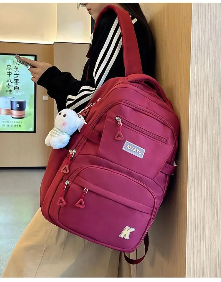 Women's Bag Backpacks Woman Bags Backpack Bagpacks Travel Female Back Pack Mens Ita Ladies 2024 Kawaii Multifinonal School Trend - M & M Global