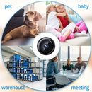 2K/3MP Mini wireless FHD camera - night vision, motion detection alarm, 1080P surveillance camera, remote monitoring, - M & M Global