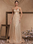 Lucyinlove Elegant Sexy Slit Evening Dress Long 2025 Mermaid Formal Gown Women Wedding Party Dresses Caicktail Prom