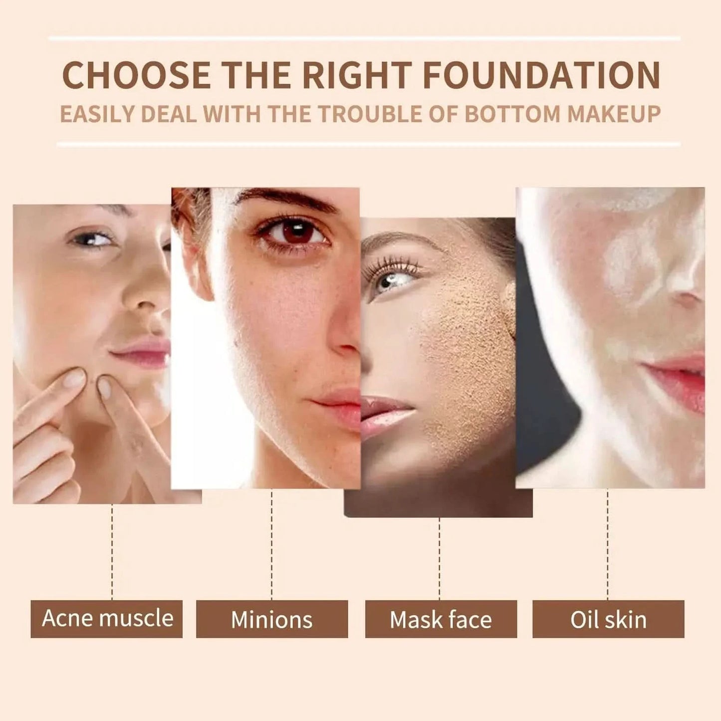 Korea 5ml BB Cream Glow Pigment Starter Kit Facial Niacinamide Foundation Cream Moisturizing Rejuvenation Skin Care - M & M Global