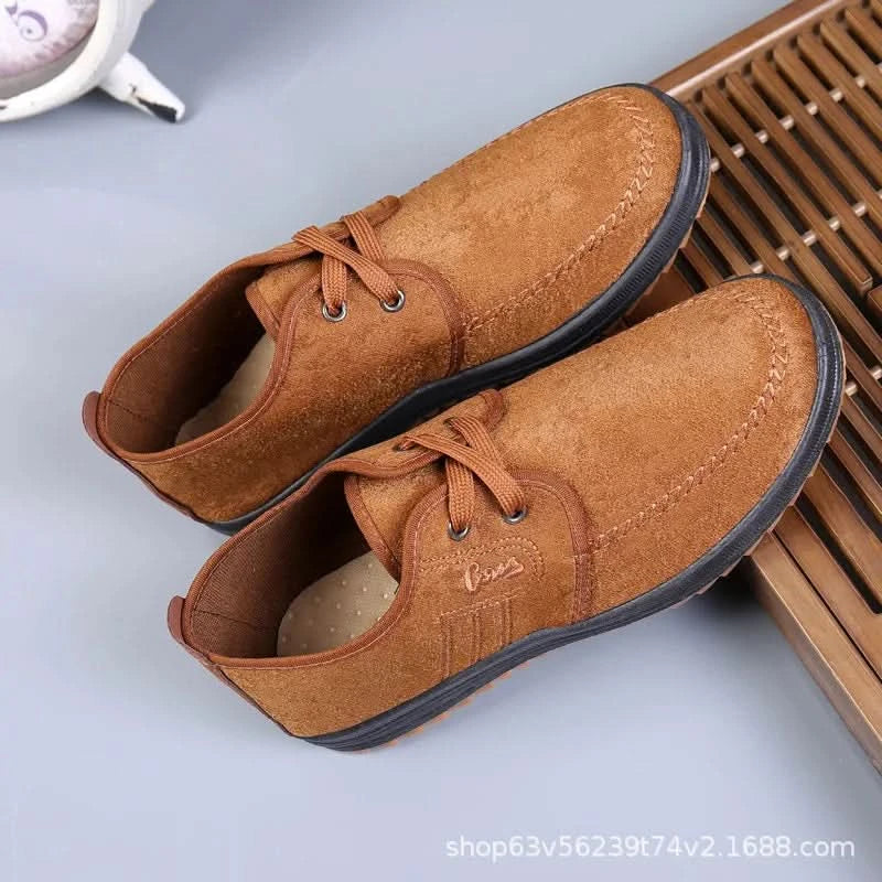 Men Casual Shoes Breathable Loafers Sneakers 2023 New Fashion Comfortable Flat Handmade Retro Leisure Loafers Shoes Men Shoes - M & M Global