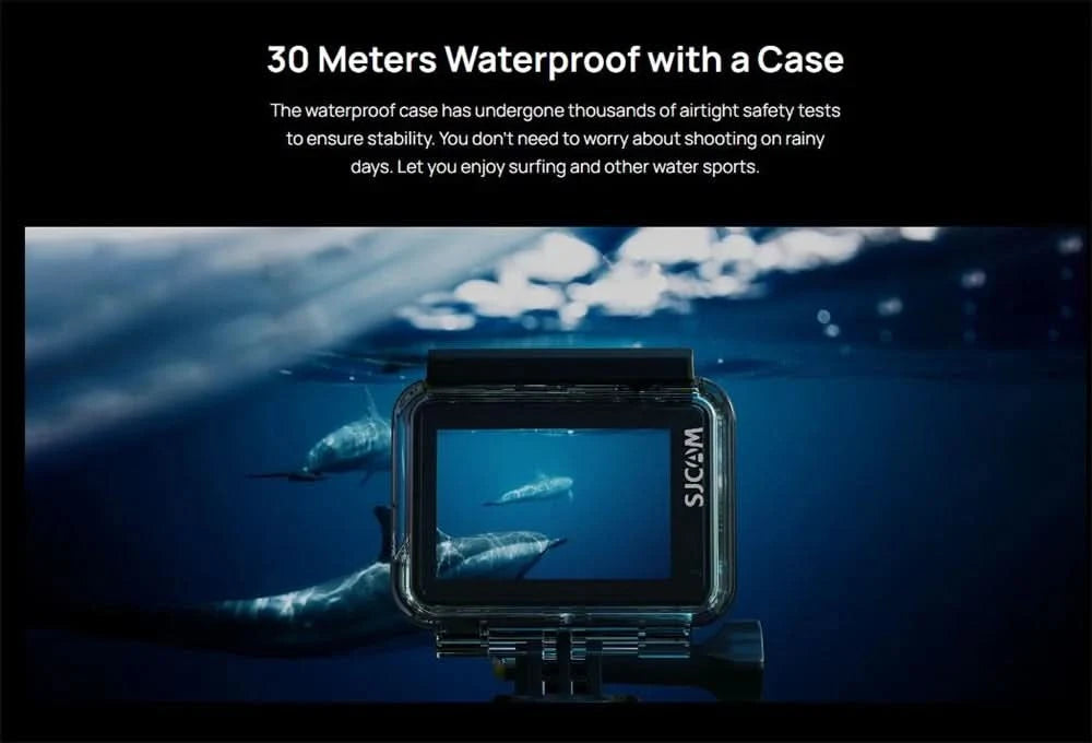 SJCAM SJ4000 Air Action Camera with 4K Video 30M Waterproof 2.4G WiFi Sports Camera Action Cam Sports Camera bicycle motorcycles - M & M Global